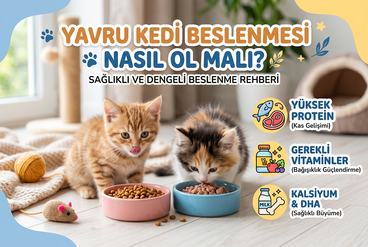 Yavru Kedi Beslenmesi Nasıl Olmalı?